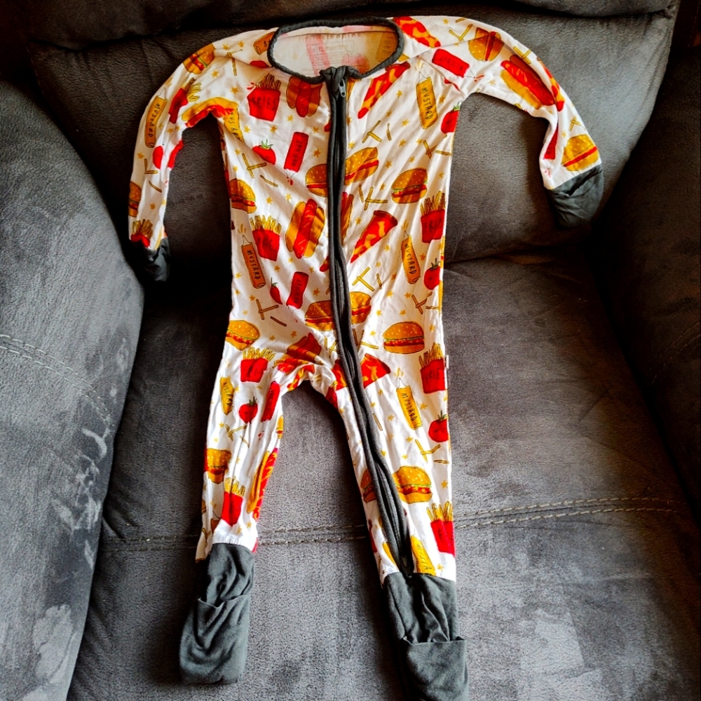 Little Sleepies Junk Food Footie